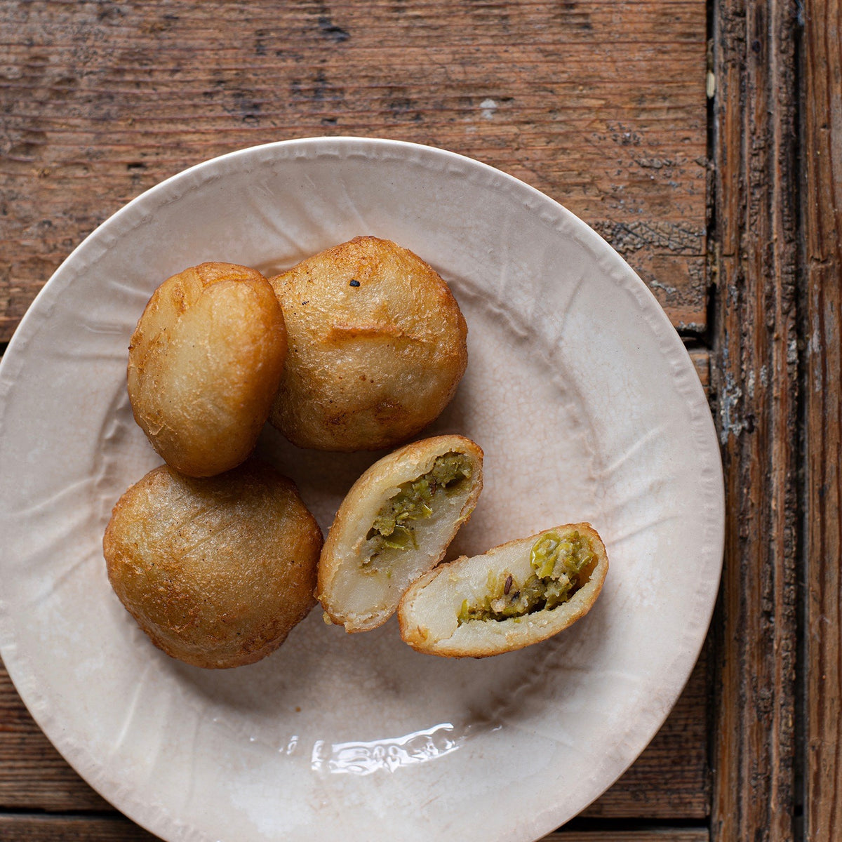 Peas Pattie - Potato Pattie stuffed with peas and spices